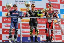 Brands Hatch Sprint Podium Showdown, Ryde, O'halloran, Bridewell, 2023,BSB, British Superbike